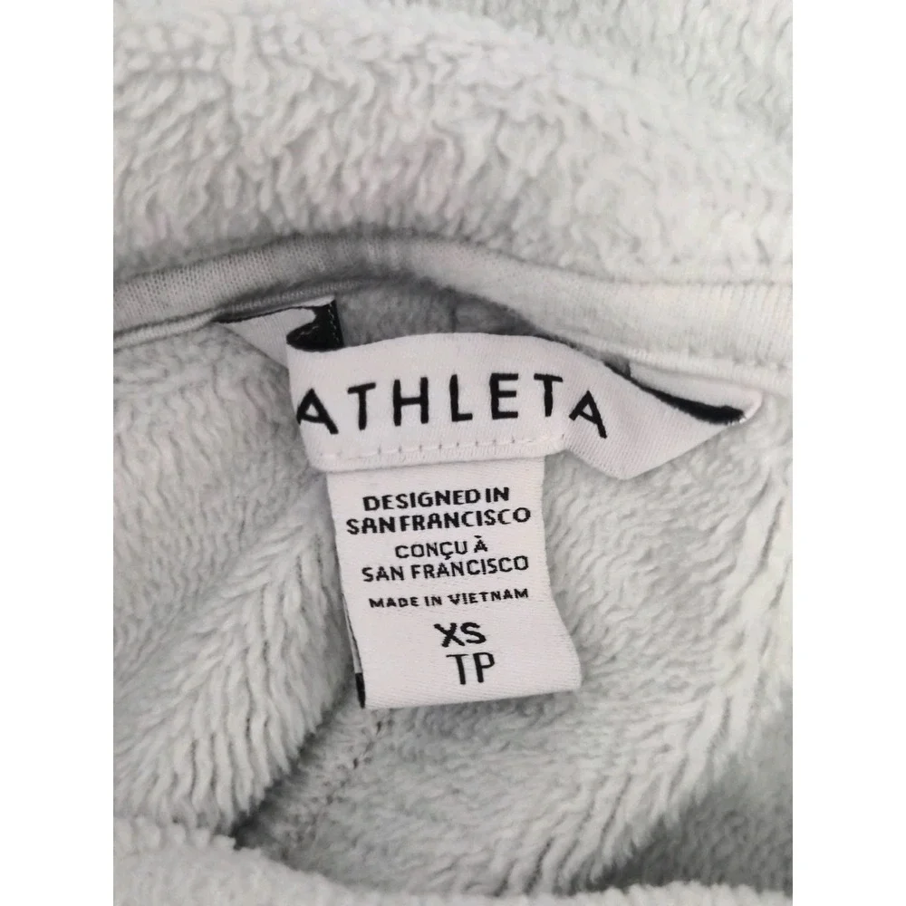 Athleta Girl Inner Strength Funnel Neck Sweatshirt Size XS Heather